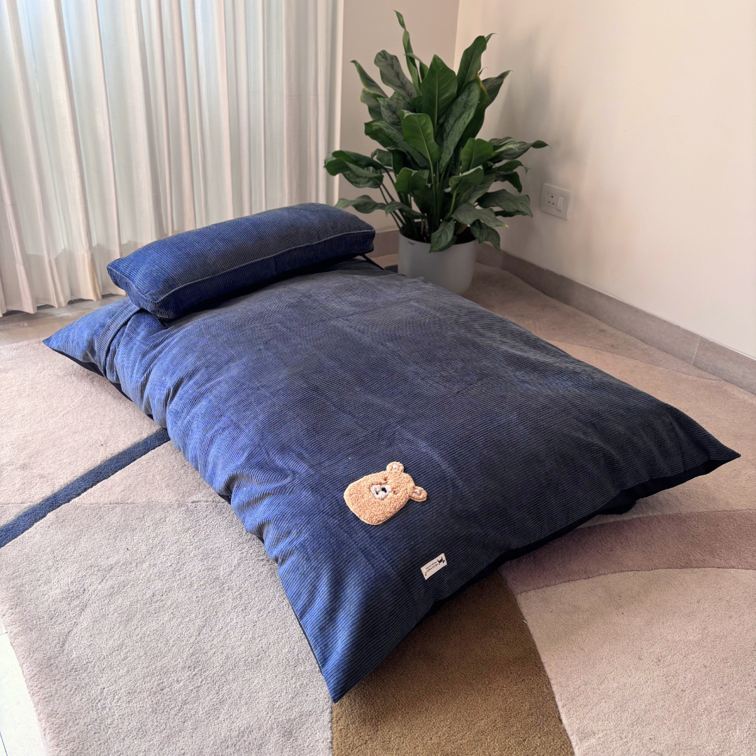 Flat dog beds | Dog beds with removable cover | PoochMate Beds | Crate dog beds online India