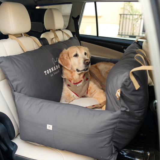 PoochMate Travel Beds | Dog Car Seats online India | Car seats for large dogs | dog bed for car back seat| Dog car bed | Dog bed for car travel India