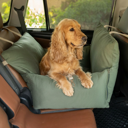 Dog car Seats | Medium Dog Travel bed | PoochMate Travel beds| Dog Travel bed for car 