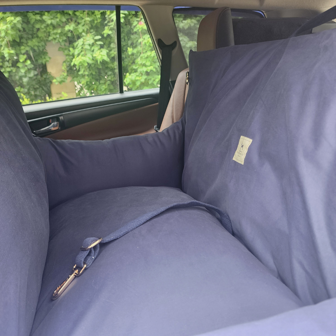 PoochMate Travel Bed for Medium Dogs : Blue