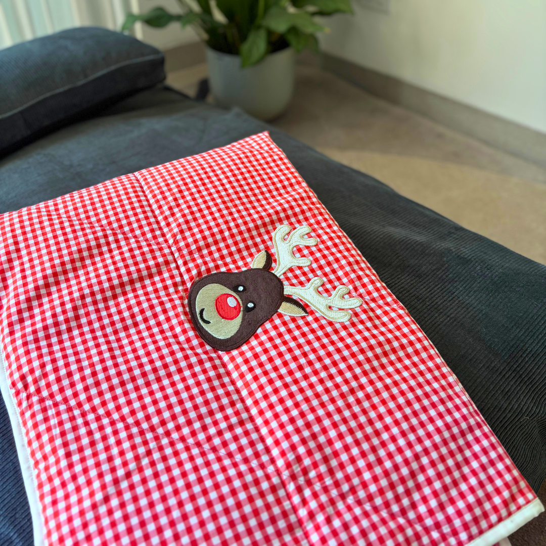 Christmas dog blanket | Christmas gifts for dogs | Dog xmas blanket | Cotton dog blankets India