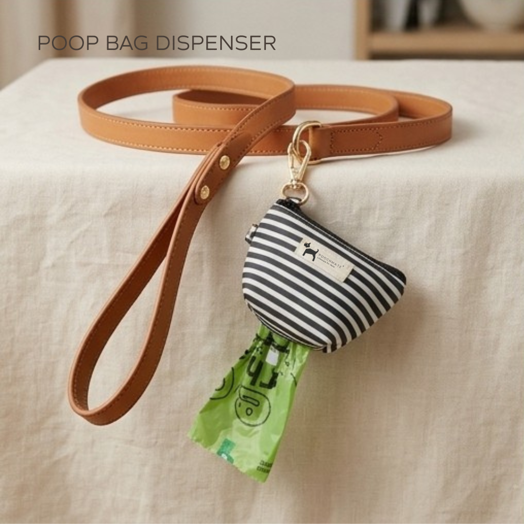 Dog Travel Essentials online India | Dog waste bag dispenser | Dog Poop bag dispenser | Dog waste bag dispenser for leasg| Dog travel essentials India | PoochMate India