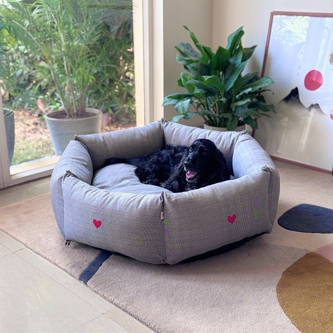 PoochMate Dog Beds | Best dog beds online India | Dog beds with removable covers | Washable dog beds online India