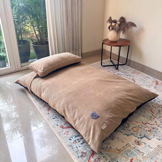 Washable dog bed | Large dog beds online India | PoochMate Beds | Dog bed with removable covers