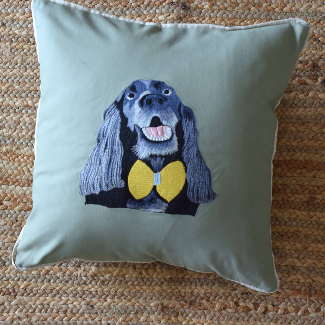PoochMate Personalized Dog Face Pillow