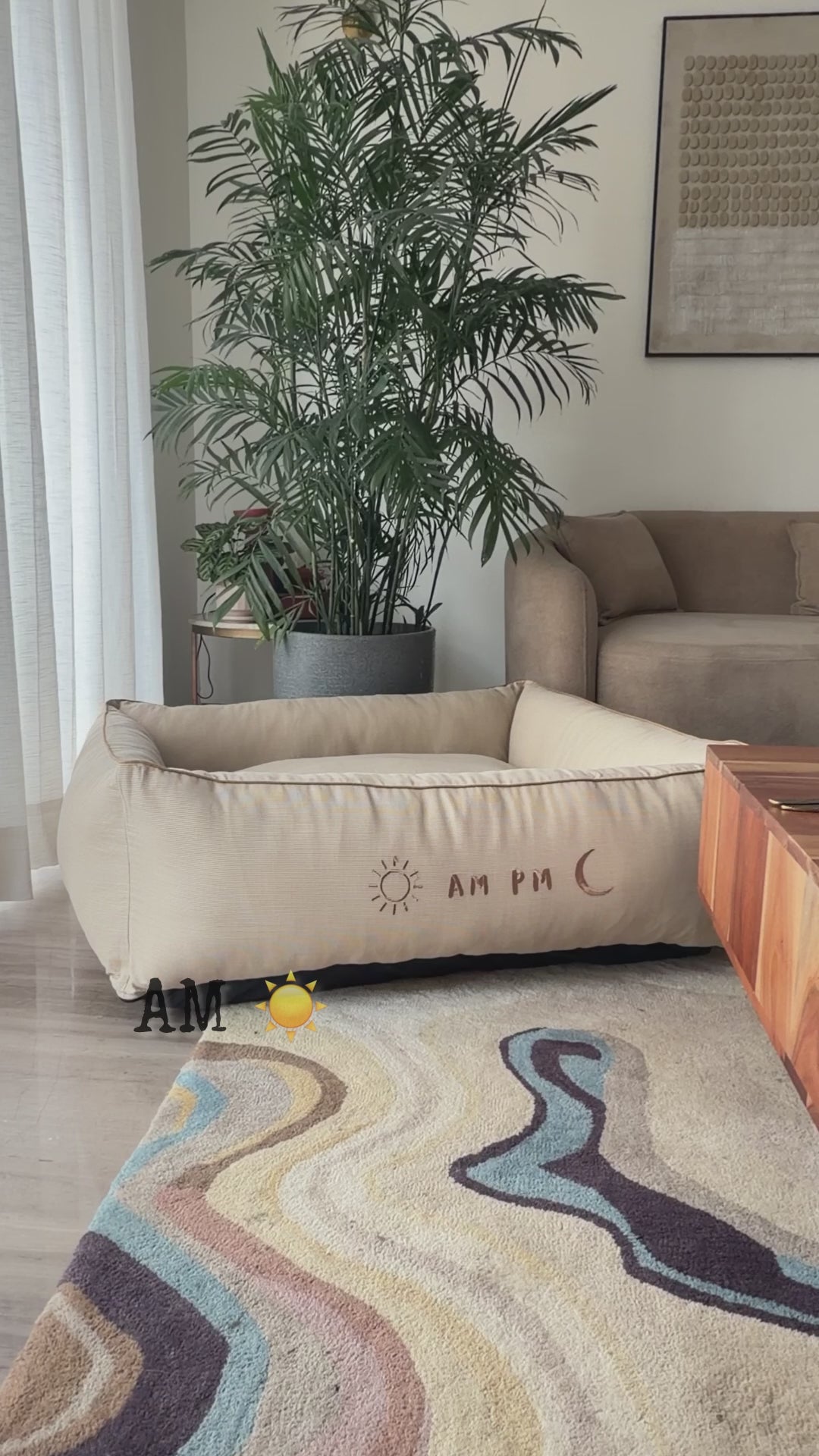Cotton dog beds | Do bed with washable covers | Best dog beds online India | PoochMate dog Bed