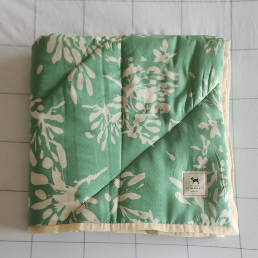 Sage Cotton Dog Blanket | Washable Dog blankets