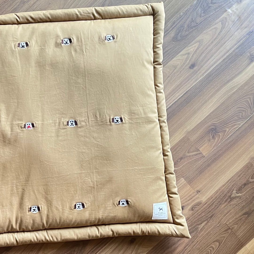 PoochMate OAK 3.0 : Group of Dogs Sand Brown Mat X-Large