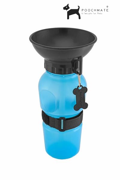 Pet Travel Water Bottle with Bowl