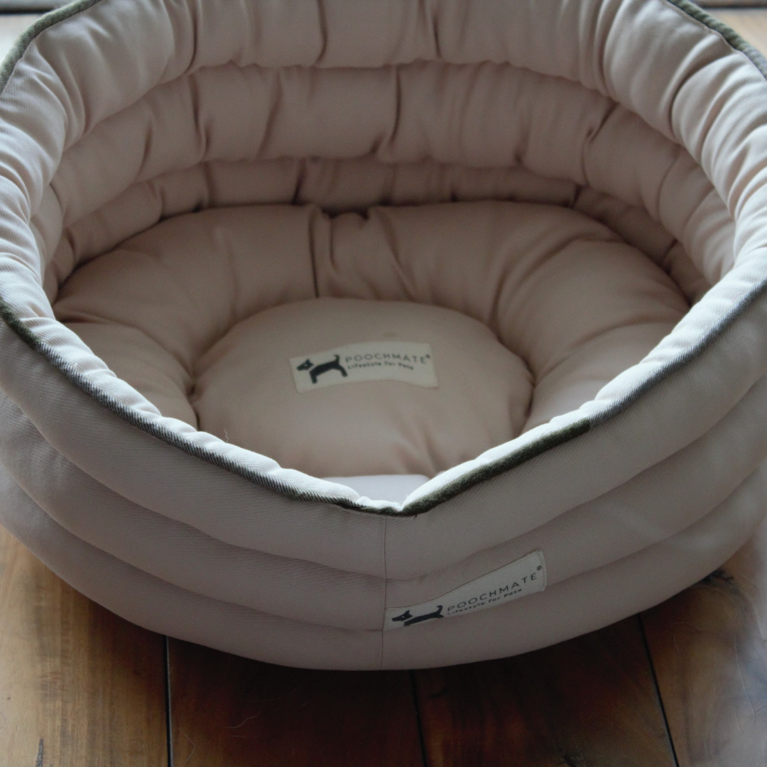 PM OAK Beige Eskimo Hut Cat Bed