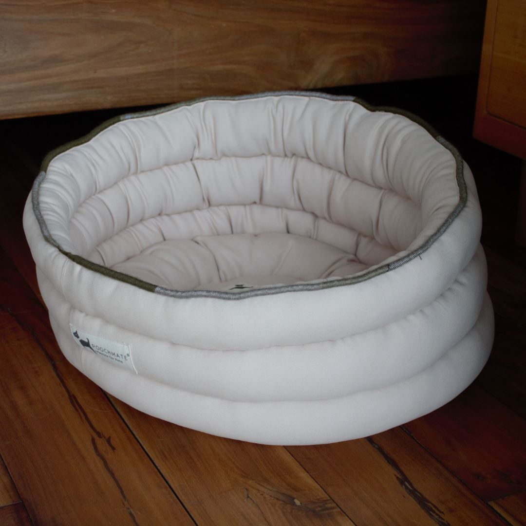 PM OAK Beige Eskimo Hut Cat Bed