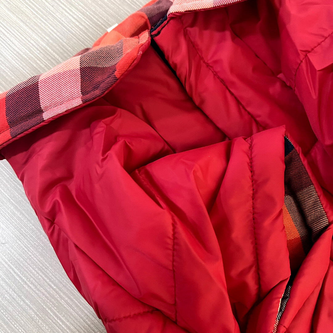 Padded winter top coats