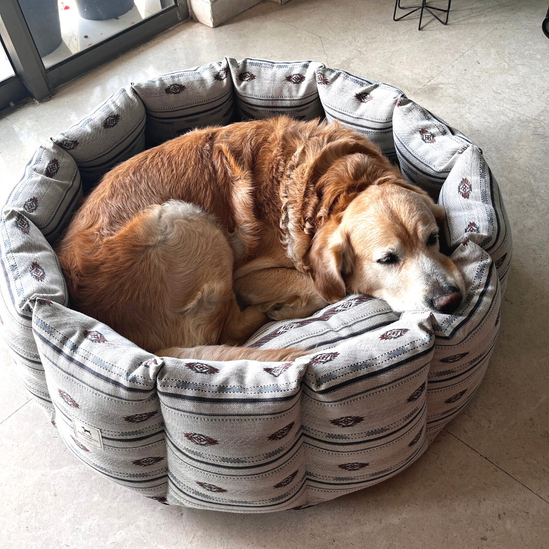 Beds for large dogs | Round beds with raised sides