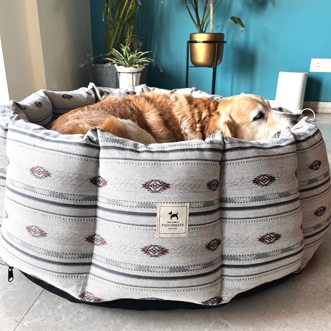 Round Dog Beds | Dog Beds with removable cover 