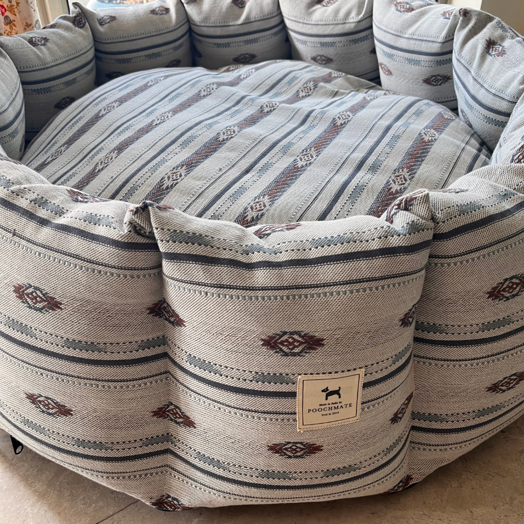 Round Bolster Dog Beds | Washable dog beds India