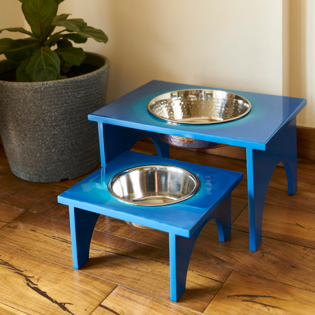 Dog Bowl Stand Online India | Wooden Dog Bowls Stand