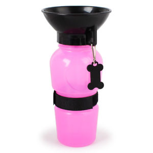 Pet Travel Water Bottle with Bowl